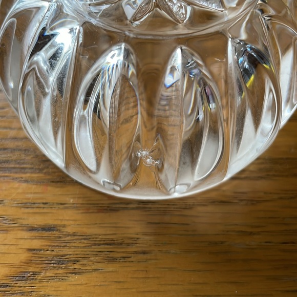 Princess House Vanity Lead Crystal Etched Flower Box - Picture 4 of 4